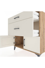 Hyperion Şifonyer 2 Çekmeceli 2 Kapaklı 88x44x96 - S37M116V7B