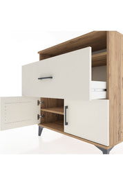 Hyperion Şifonyer 2 Raflı Tek Çekmeceli 2 Kapaklı 88x44x96 - S37M117V7B