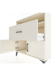 Hyperion Şifonyer Tek Raflı Tek Çekmeceli 2 Kapaklı 88x44x96 - S37M118V1B