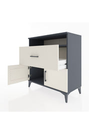 Hyperion Şifonyer Tek Raflı Tek Çekmeceli 2 Kapaklı 88x44x96 - S37M118V4B
