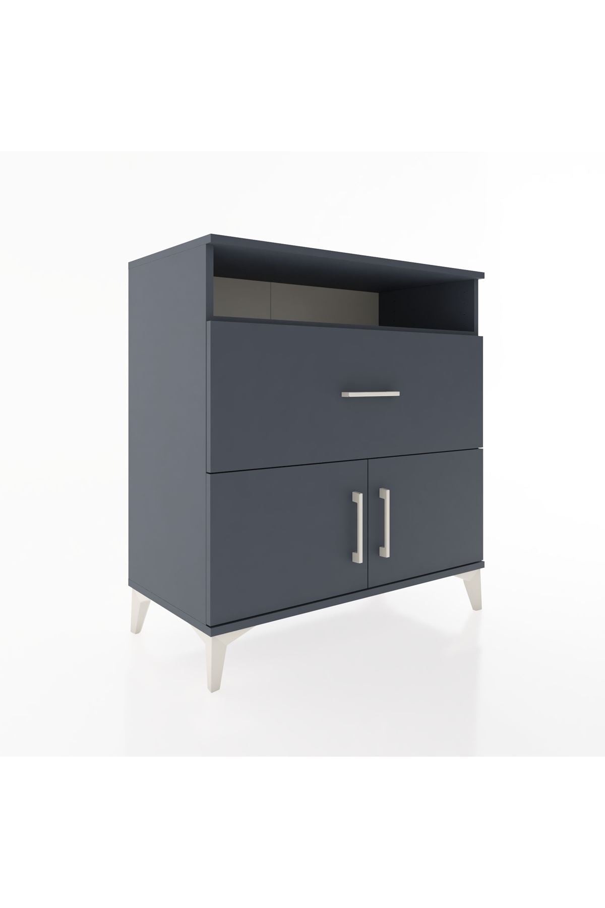 Hyperion Şifonyer Tek Raflı Tek Çekmeceli 2 Kapaklı 88x44x96 - S37M118V5B