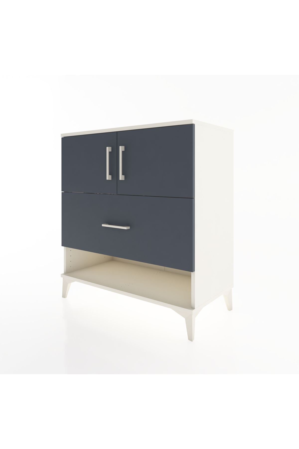 Hyperion Şifonyer 2 Raflı Tek Çekmeceli 2 Kapaklı 88x44x96 - S37M119V2B