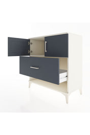 Hyperion Şifonyer Tek Raflı Tek Çekmeceli 2 Kapaklı 88x44x96 - S37M120V2B