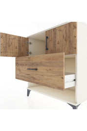 Hyperion Şifonyer Tek Raflı Tek Çekmeceli 2 Kapaklı 88x44x96 - S37M120V3B