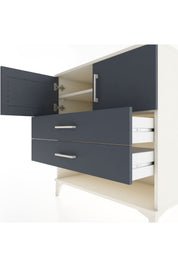 Hyperion Şifonyer 2 Raflı 2 Çekmeceli 2 Kapaklı 88x44x96 - S37M099V2B