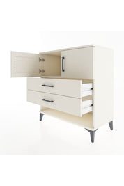 Hyperion Şifonyer Tek Raflı 2 Çekmeceli 2 Kapaklı 88x44x96 - S37M100V1B