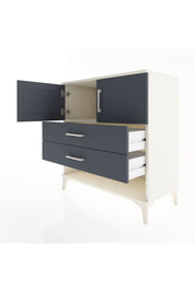 Hyperion Şifonyer Tek Raflı 2 Çekmeceli 2 Kapaklı 88x44x96 - S37M100V2B