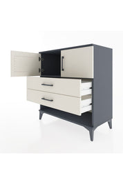 Hyperion Şifonyer Tek Raflı 2 Çekmeceli 2 Kapaklı 88x44x96 - S37M100V4B