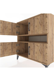 Hyperion Şifonyer 2 Raflı 4 Kapaklı 88x44x96 - S37M104V9B