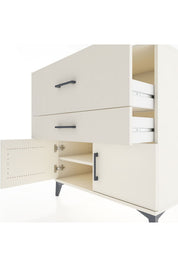 Hyperion Şifonyer Tek Raflı 2 Çekmeceli 2 Kapaklı 88x44x96 - S37M105V1B