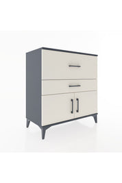 Hyperion Şifonyer Tek Raflı 2 Çekmeceli 2 Kapaklı 88x44x96 - S37M105V4B