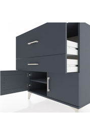 Hyperion Şifonyer Tek Raflı 2 Çekmeceli 2 Kapaklı 88x44x96 - S37M105V5B