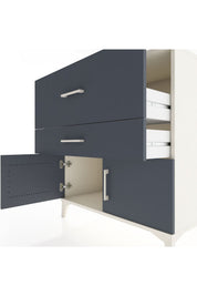 Hyperion Şifonyer 2 Çekmeceli 2 Kapaklı 88x44x96 - S37M106V2B