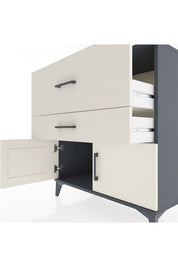 Hyperion Şifonyer 2 Çekmeceli 2 Kapaklı 88x44x96 - S37M106V4B