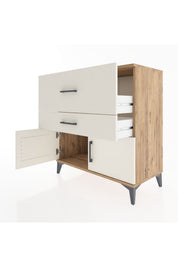 Hyperion Şifonyer 2 Çekmeceli 2 Kapaklı 88x44x96 - S37M106V7B