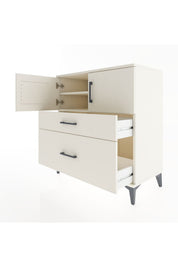Hyperion Şifonyer 2 Raflı 2 Çekmeceli 2 Kapaklı 88x44x96 - S37M109V1B