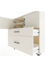 Hyperion Şifonyer 2 Raflı 2 Çekmeceli 2 Kapaklı 88x44x96 - S37M109V1B