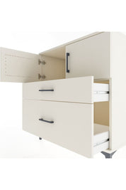 Hyperion Şifonyer Tek Raflı 2 Çekmeceli 2 Kapaklı 88x44x96 - S37M110V1B