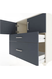 Hyperion Şifonyer Tek Raflı 2 Çekmeceli 2 Kapaklı 88x44x96 - S37M110V2B