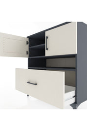 Hyperion Şifonyer 3 Raflı Tek Çekmeceli 2 Kapaklı 88x44x96 - S37M111V4B