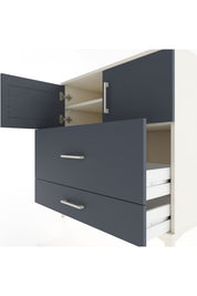 Hyperion Şifonyer 2 Raflı 2 Çekmeceli 2 Kapaklı 88x44x96 - S37M113V2B