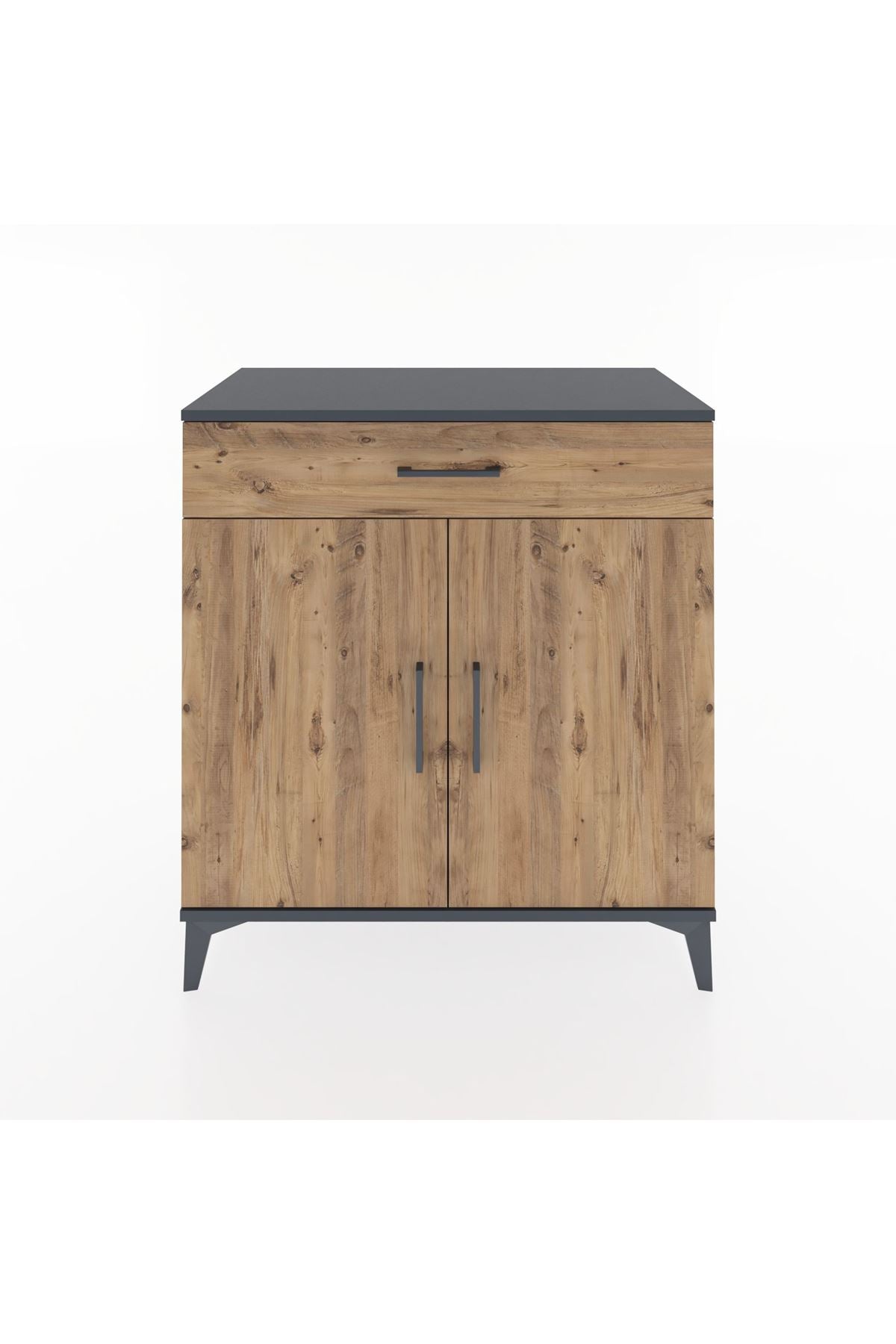 Hyperion Şifonyer Tek Raflı Tek Çekmeceli 2 Kapaklı 88x44x96 - S37M080V6B