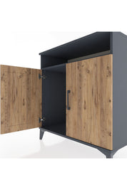 Hyperion Şifonyer Tek Raflı 2 Kapaklı 88x44x96 - S37M085V6B