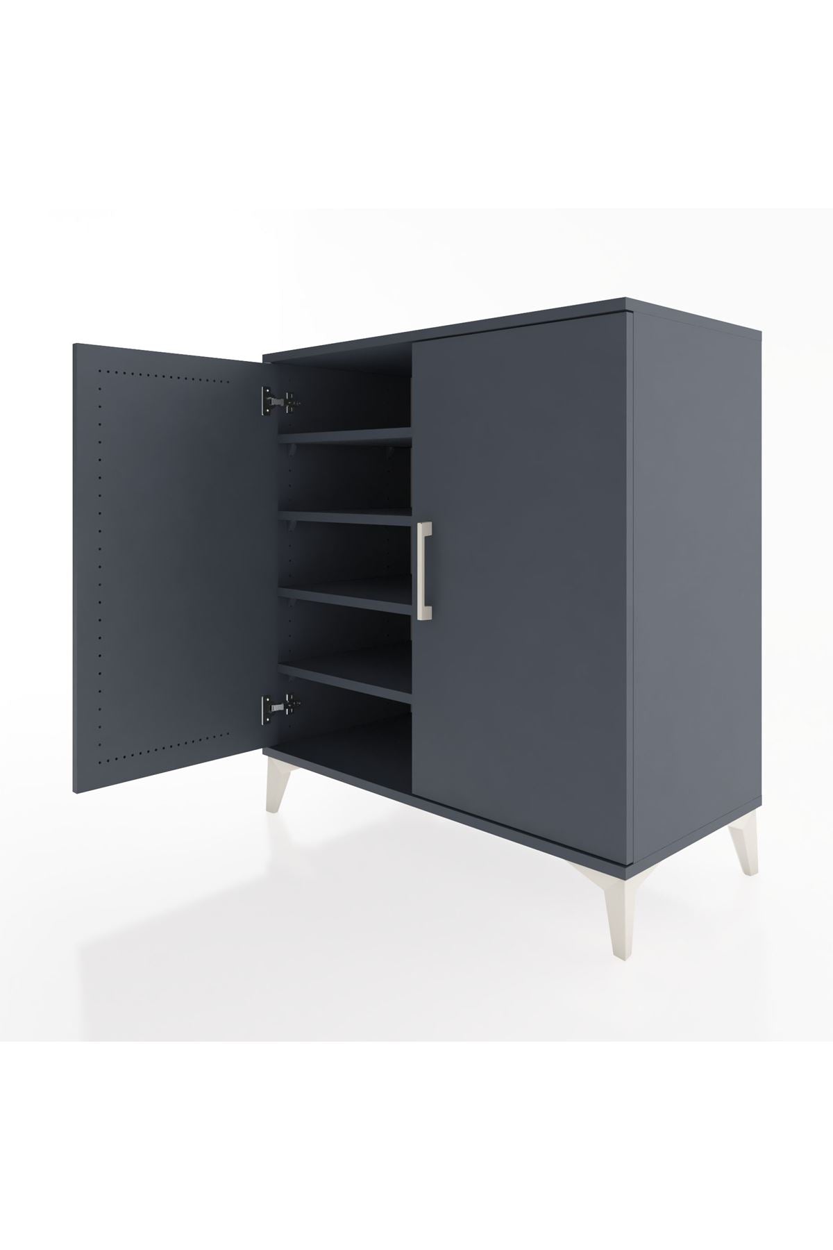 Hyperion Şifonyer 4 Raflı 2 Kapaklı 88x44x96 - S37M086V5B