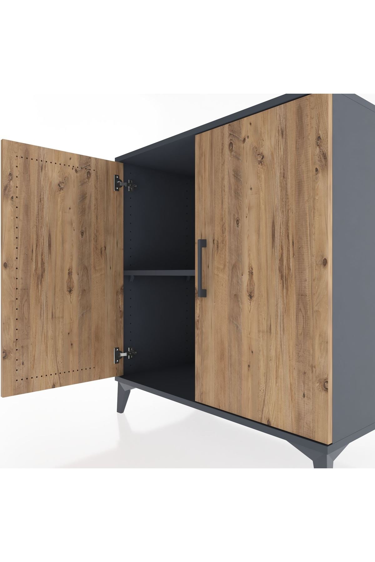 Hyperion Şifonyer Tek Raflı 2 Kapaklı 88x44x96 - S37M089V6B