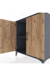 Hyperion Şifonyer Tek Raflı 2 Kapaklı 88x44x96 - S37M089V6B
