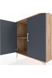 Hyperion Şifonyer Tek Raflı 2 Kapaklı 88x44x96 - S37M089V8B