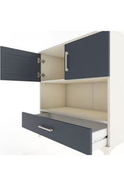 Hyperion Şifonyer 2 Raflı Tek Çekmeceli 2 Kapaklı 88x44x96 - S37M096V2B