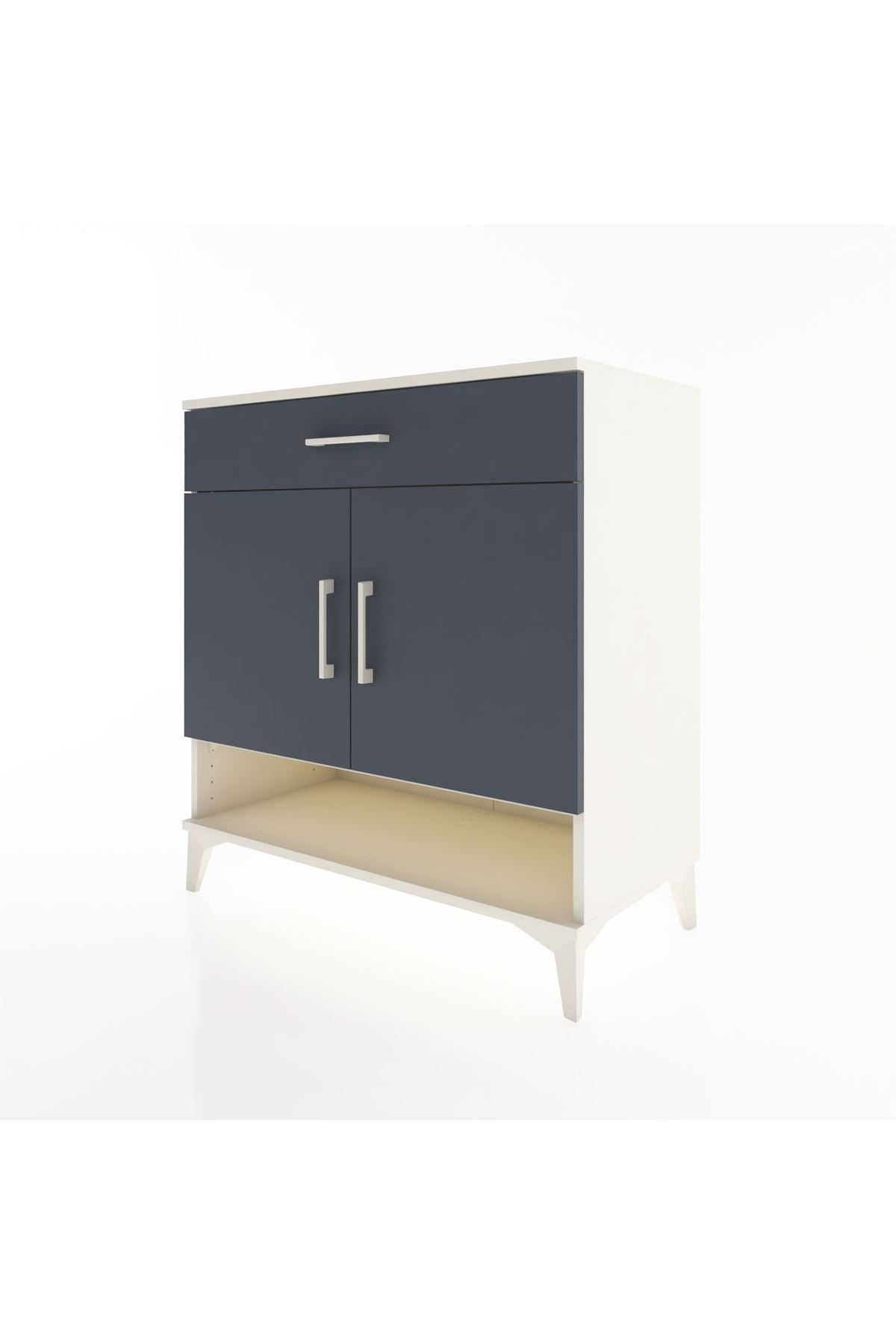 Hyperion Şifonyer 2 Raflı Tek Çekmeceli 2 Kapaklı 88x44x96 - S37M065V2B