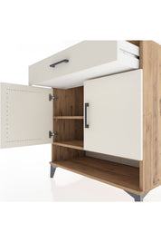 Hyperion Şifonyer 2 Raflı Tek Çekmeceli 2 Kapaklı 88x44x96 - S37M065V7B