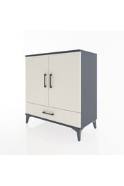 Hyperion Şifonyer 4 Raflı Tek Çekmeceli 2 Kapaklı 88x44x96 - S37M070V4B