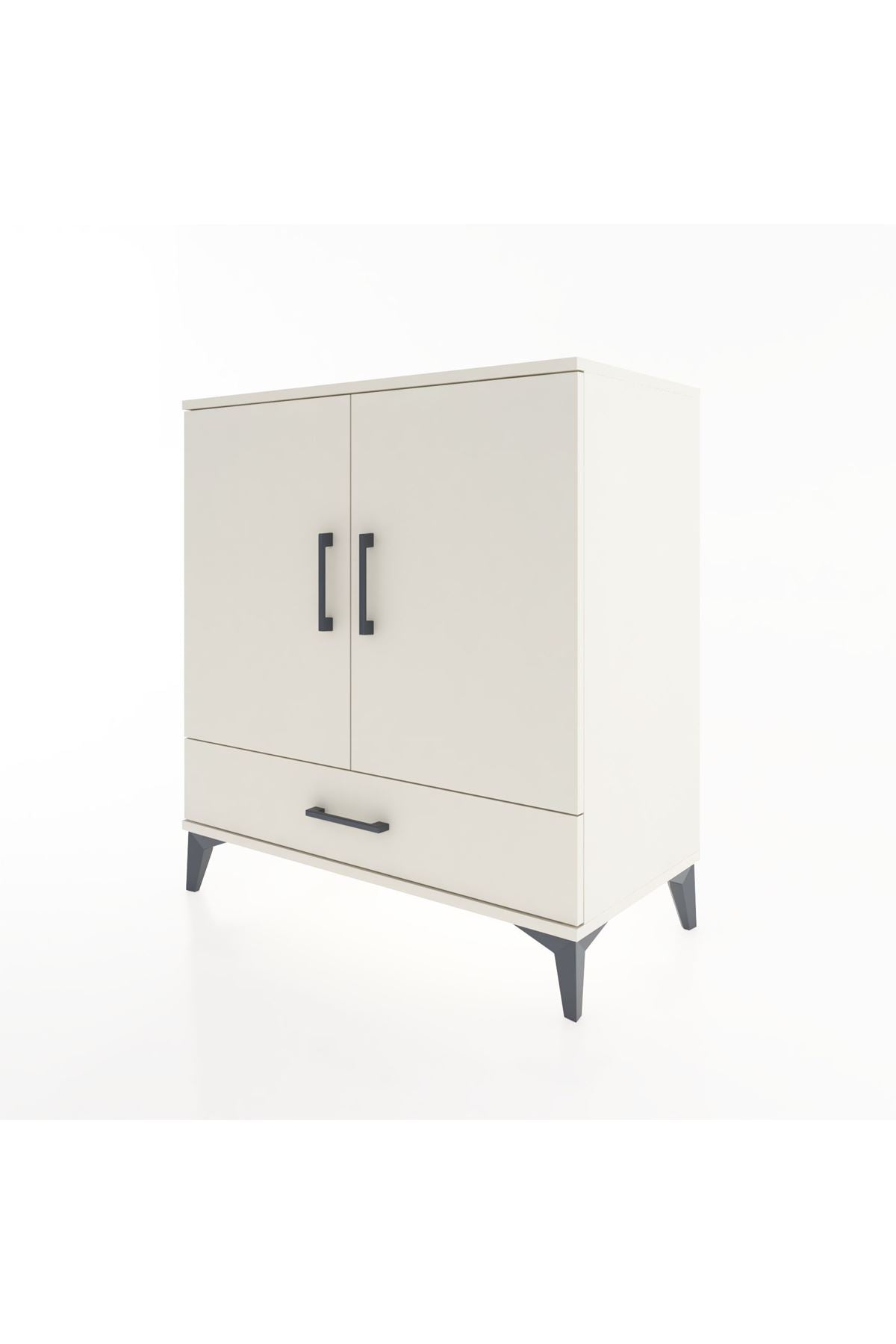Hyperion Şifonyer Tek Raflı Tek Çekmeceli 2 Kapaklı 88x44x96 - S37M073V1B