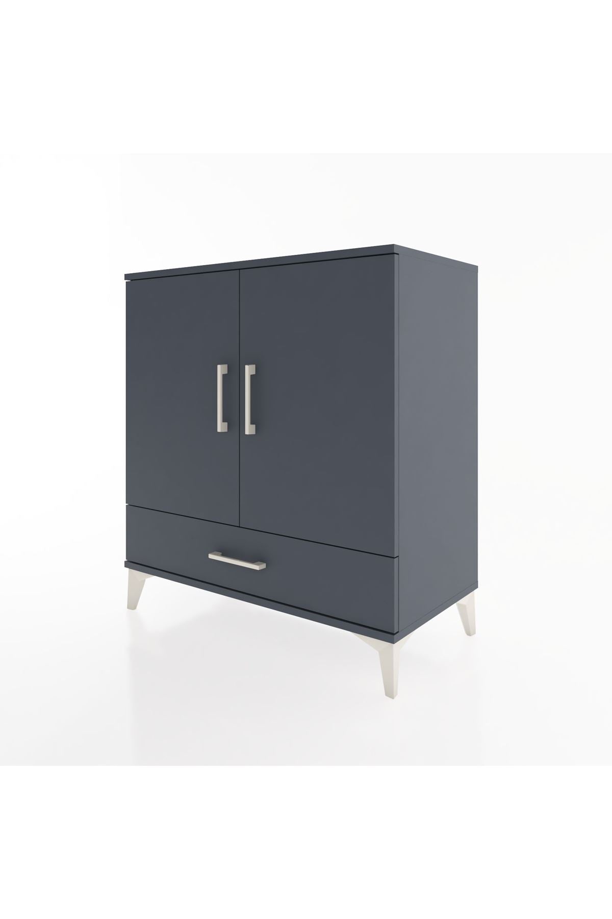 Hyperion Şifonyer Tek Raflı Tek Çekmeceli 2 Kapaklı 88x44x96 - S37M073V5B
