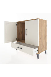 Hyperion Şifonyer Tek Raflı Tek Çekmeceli 2 Kapaklı 88x44x96 - S37M073V7B