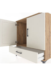 Hyperion Şifonyer Tek Raflı Tek Çekmeceli 2 Kapaklı 88x44x96 - S37M073V7B