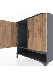 Hyperion Şifonyer Tek Raflı 2 Kapaklı 88x44x96 - S37M077V6B