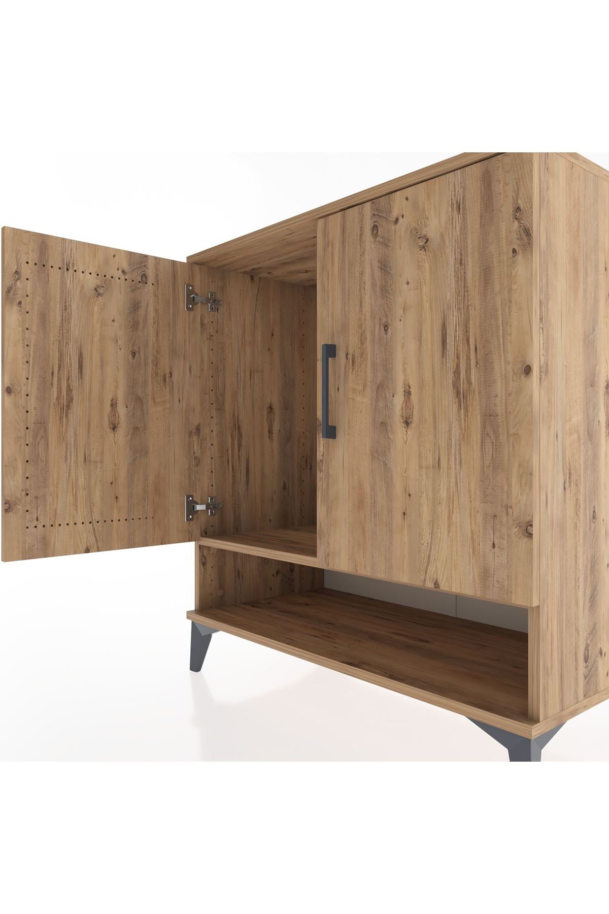 Hyperion Şifonyer Tek Raflı 2 Kapaklı 88x44x96 - S37M077V9B