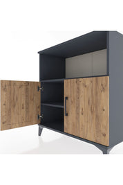 Hyperion Şifonyer 2 Raflı 2 Kapaklı 88x44x96 - S37M041V6B
