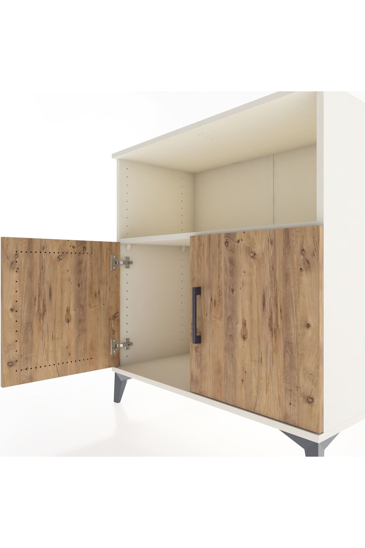 Hyperion Şifonyer Tek Raflı 2 Kapaklı 88x44x96 - S37M042V3B