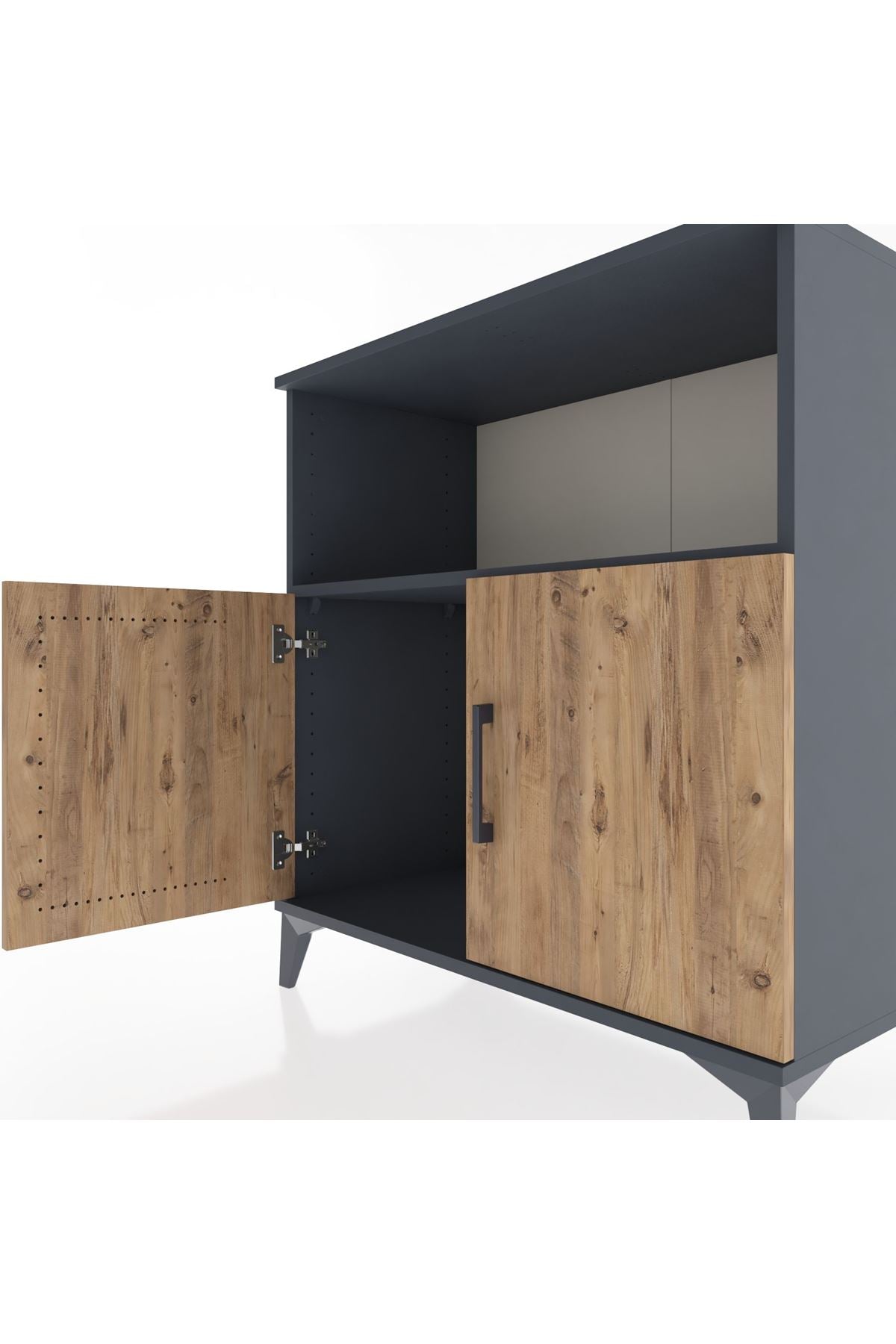 Hyperion Şifonyer Tek Raflı 2 Kapaklı 88x44x96 - S37M042V6B
