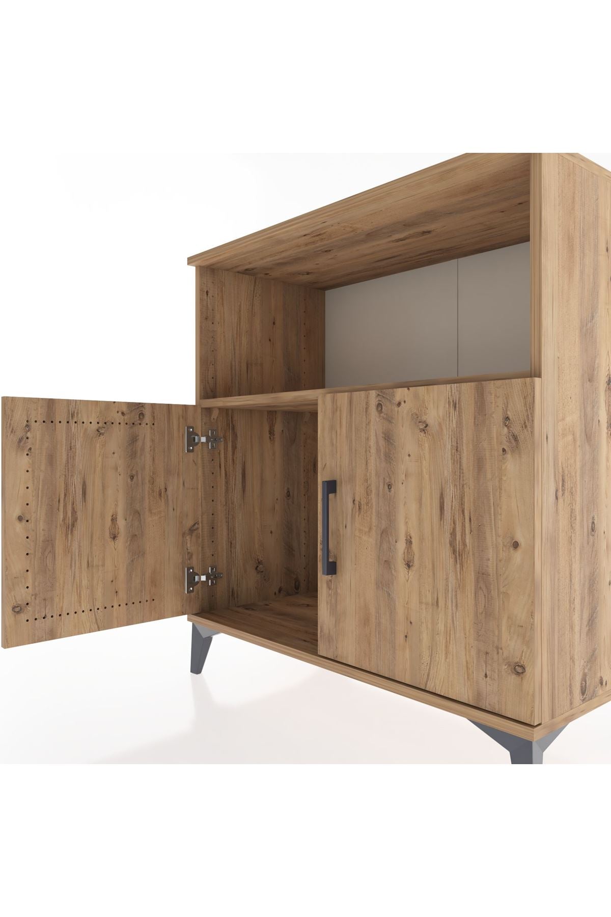 Hyperion Şifonyer Tek Raflı 2 Kapaklı 88x44x96 - S37M042V9B
