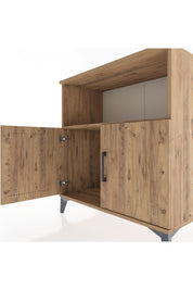 Hyperion Şifonyer Tek Raflı 2 Kapaklı 88x44x96 - S37M042V9B