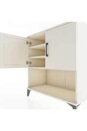 Hyperion Şifonyer 3 Raflı 2 Kapaklı 88x44x96 - S37M043V1B