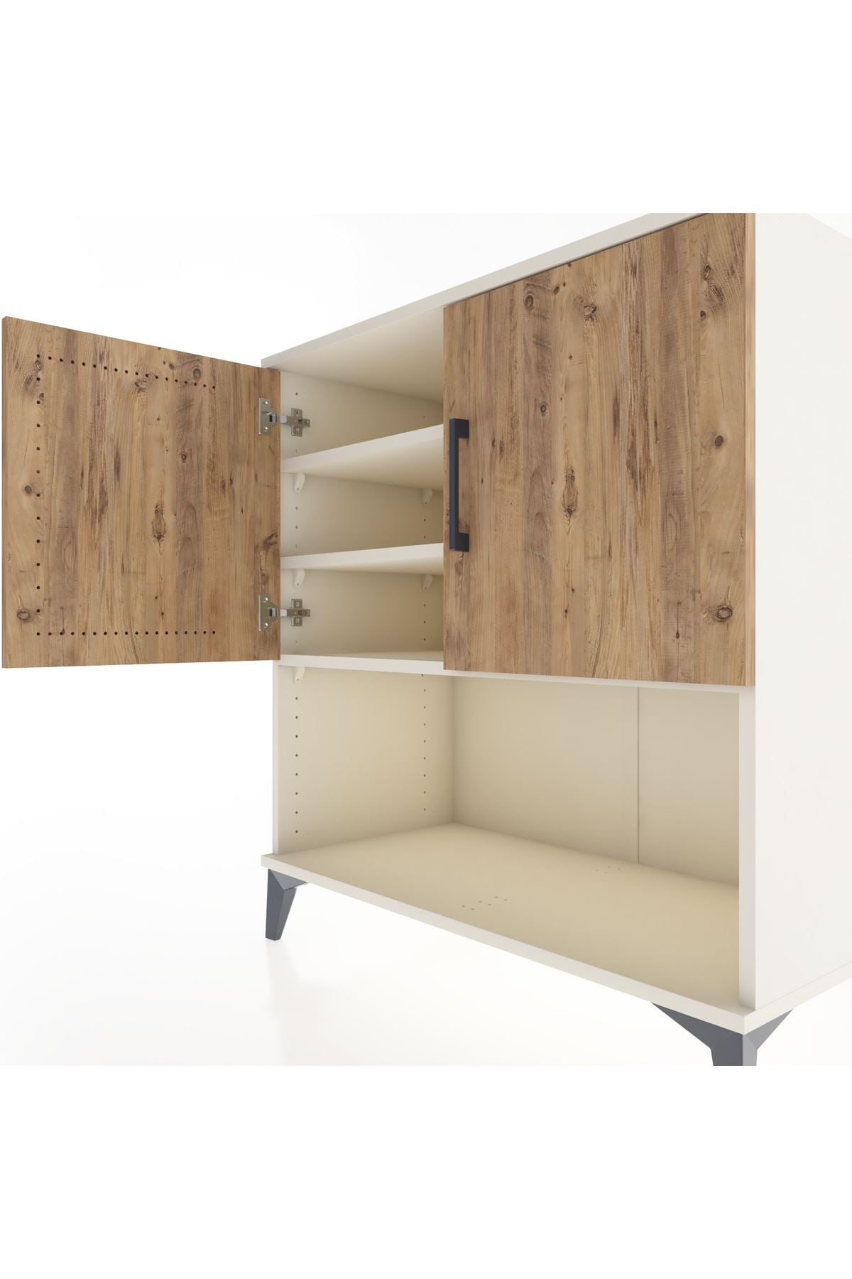 Hyperion Şifonyer 3 Raflı 2 Kapaklı 88x44x96 - S37M043V3B