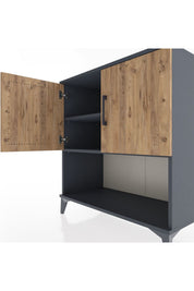 Hyperion Şifonyer 2 Raflı 2 Kapaklı 88x44x96 - S37M044V6B