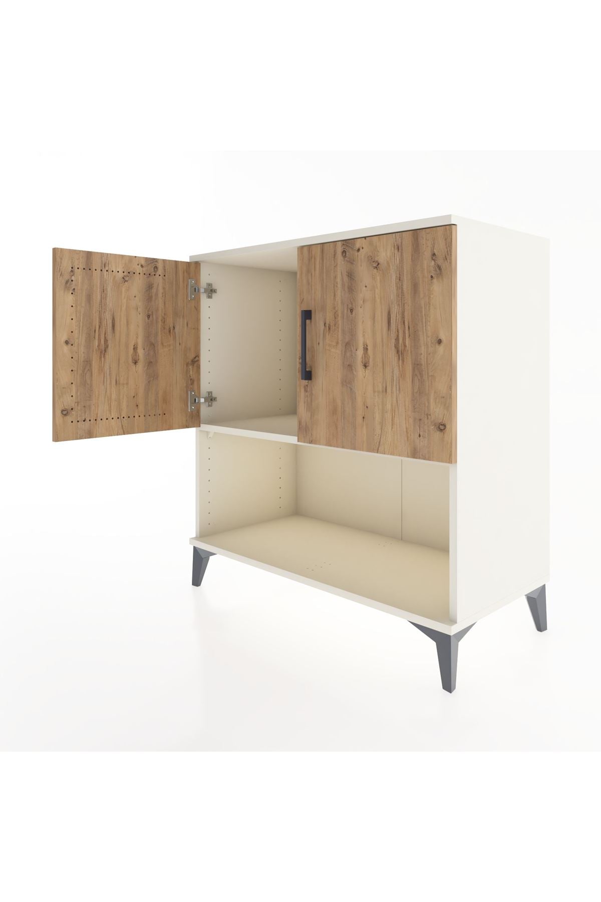 Hyperion Şifonyer Tek Raflı 2 Kapaklı 88x44x96 - S37M045V3B
